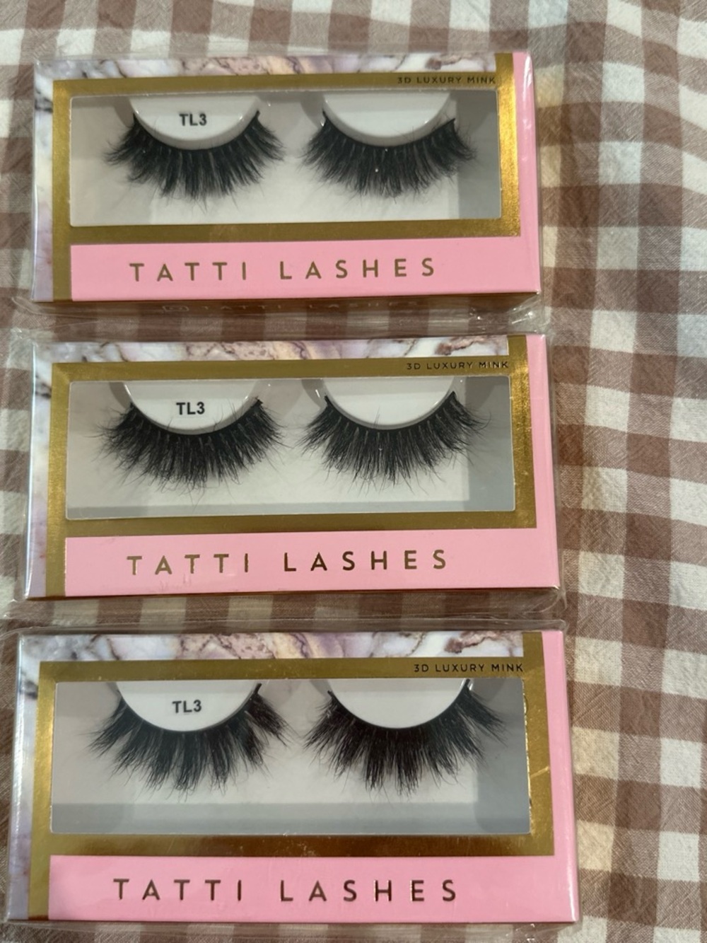 TL3 False Eyelashes – Black